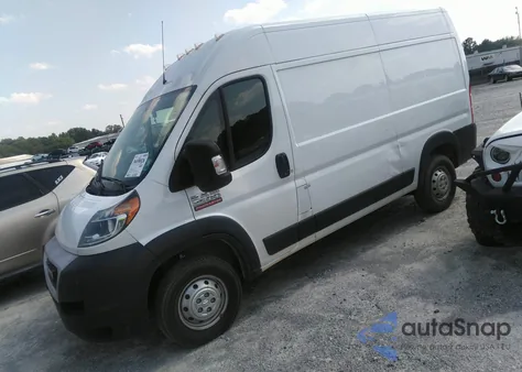 2021 Ram Promaster 2500 High Roof 136 Wb z USA, uszkodzony, nr VIN 3C6LRVCG0ME530479